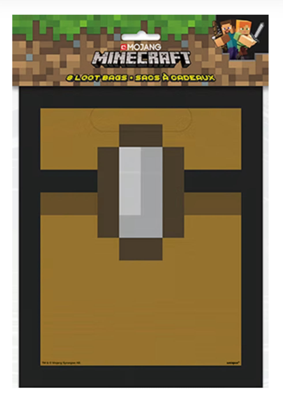 Minecraft candy bags