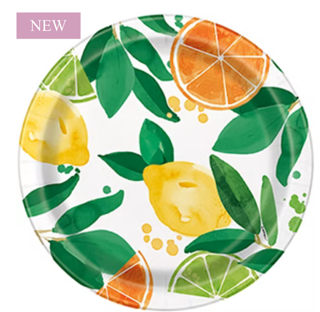 Summer Citrus Fruit plates
