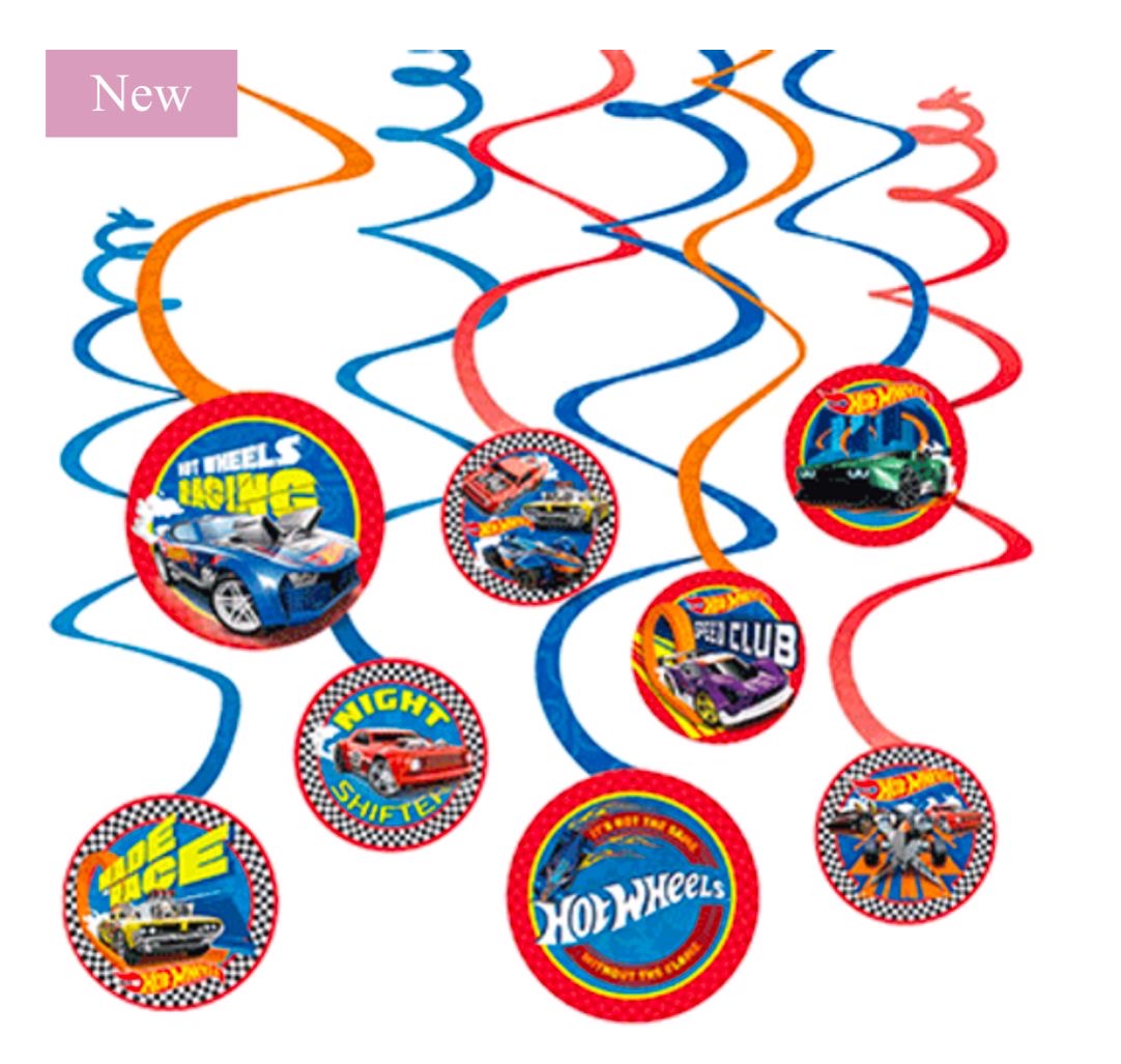 Hot wheels Spiral decoration