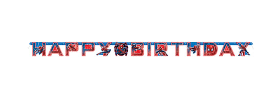 Spiderman Birthday banner