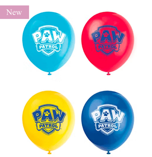 Paw Patrol latex balloons