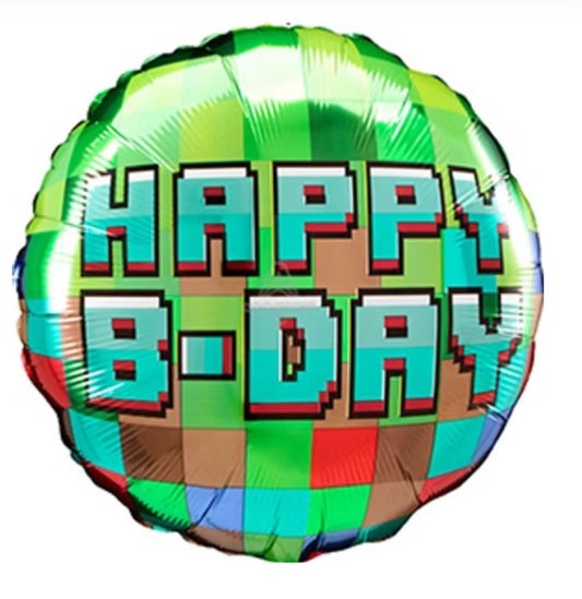 Minecraft foil balloon