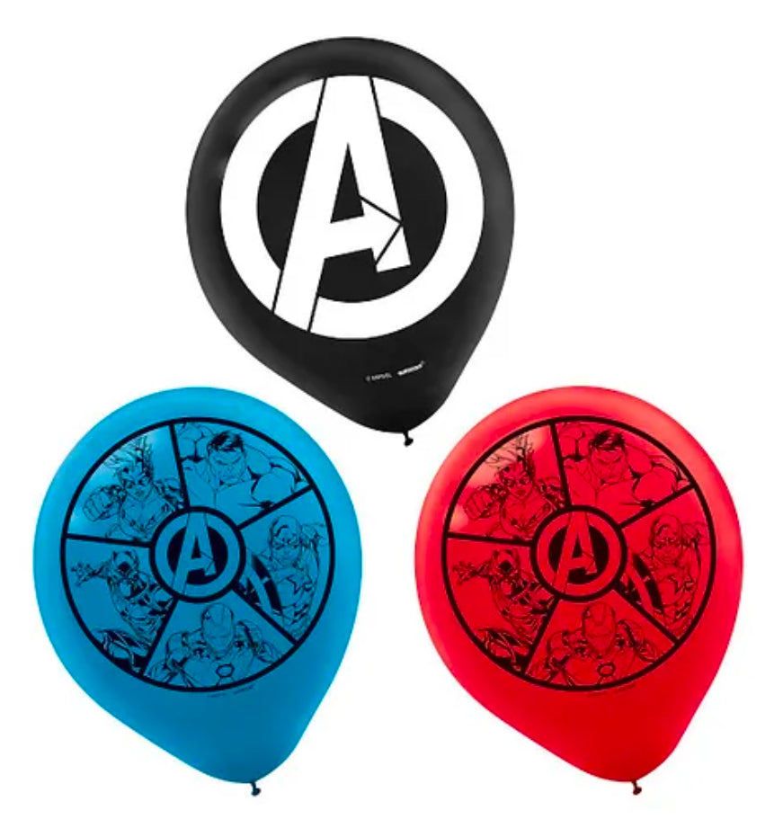 Avengers latex balloons