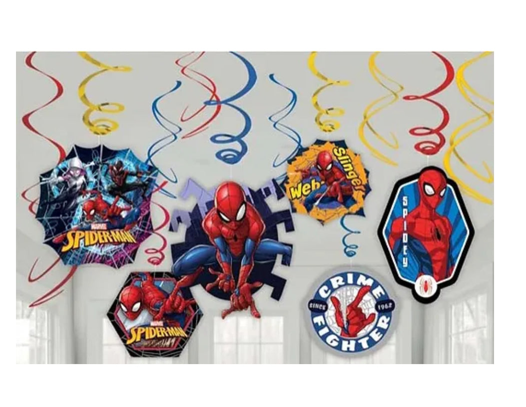 Spiderman swirls