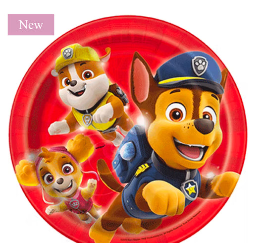 Paw Patrol plates