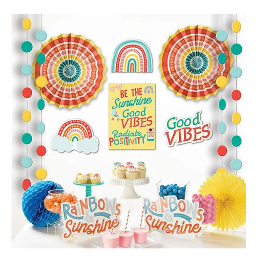 Rainbow Retro table kit