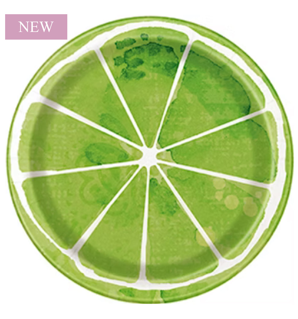 Summer Citrus Lime Plate