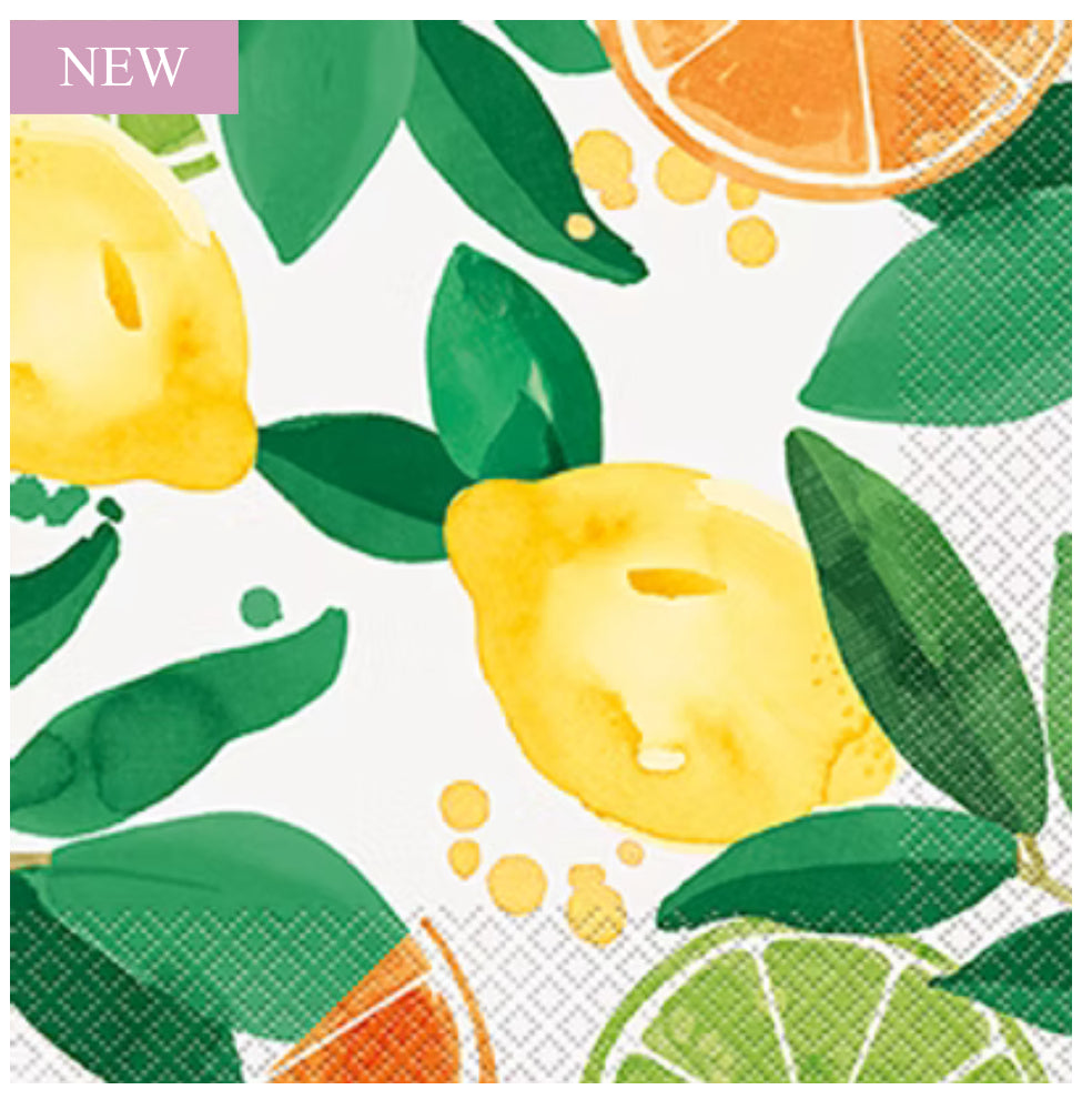 Summer citrus napkins