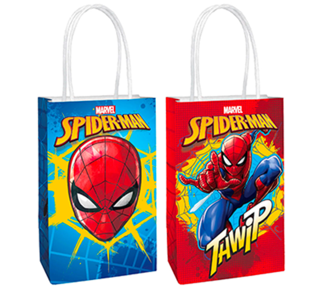 Spiderman kraft bags