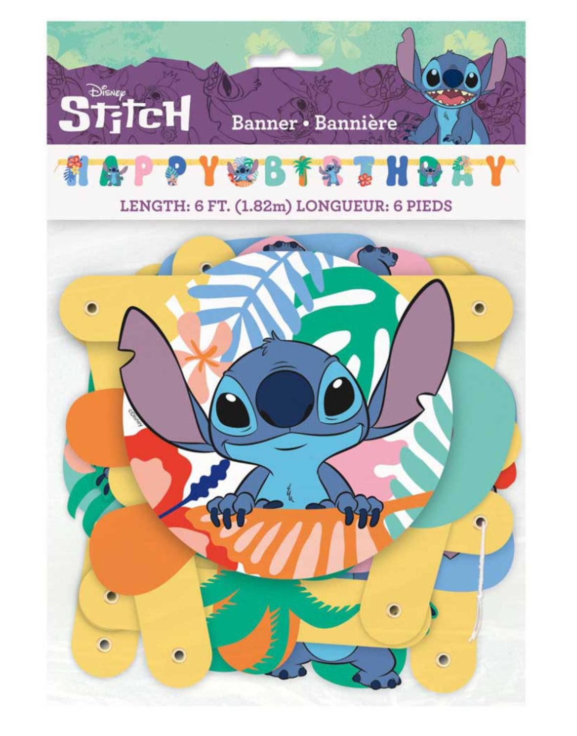 Stitch Birthday banner