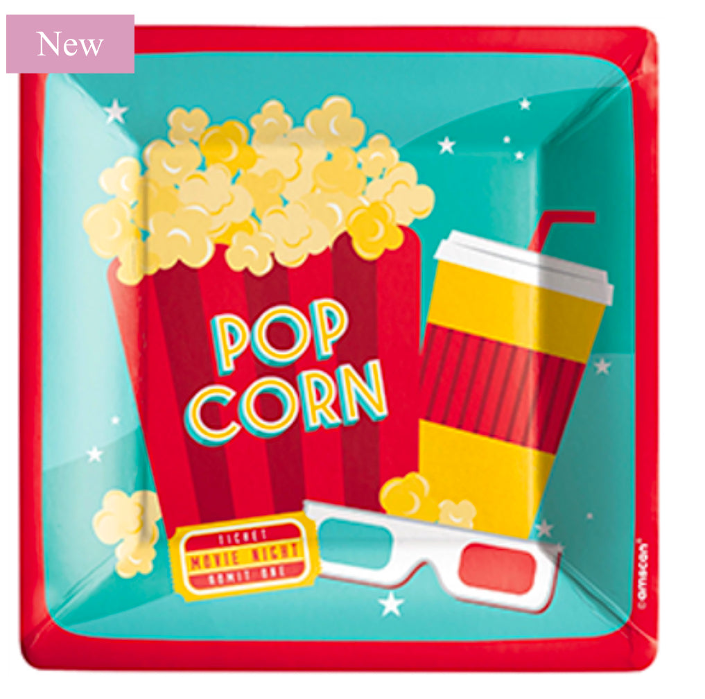 Movie Night plates
