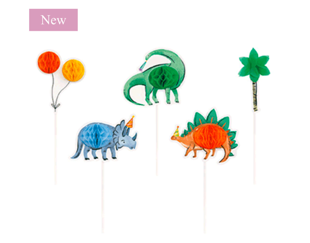 Baby dinosaur cake topper kit