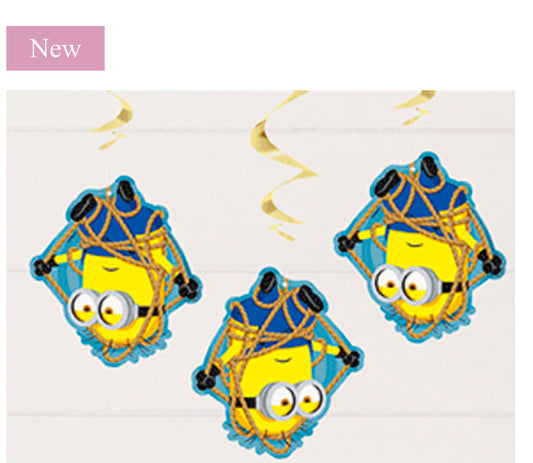 Minion swirls decoration