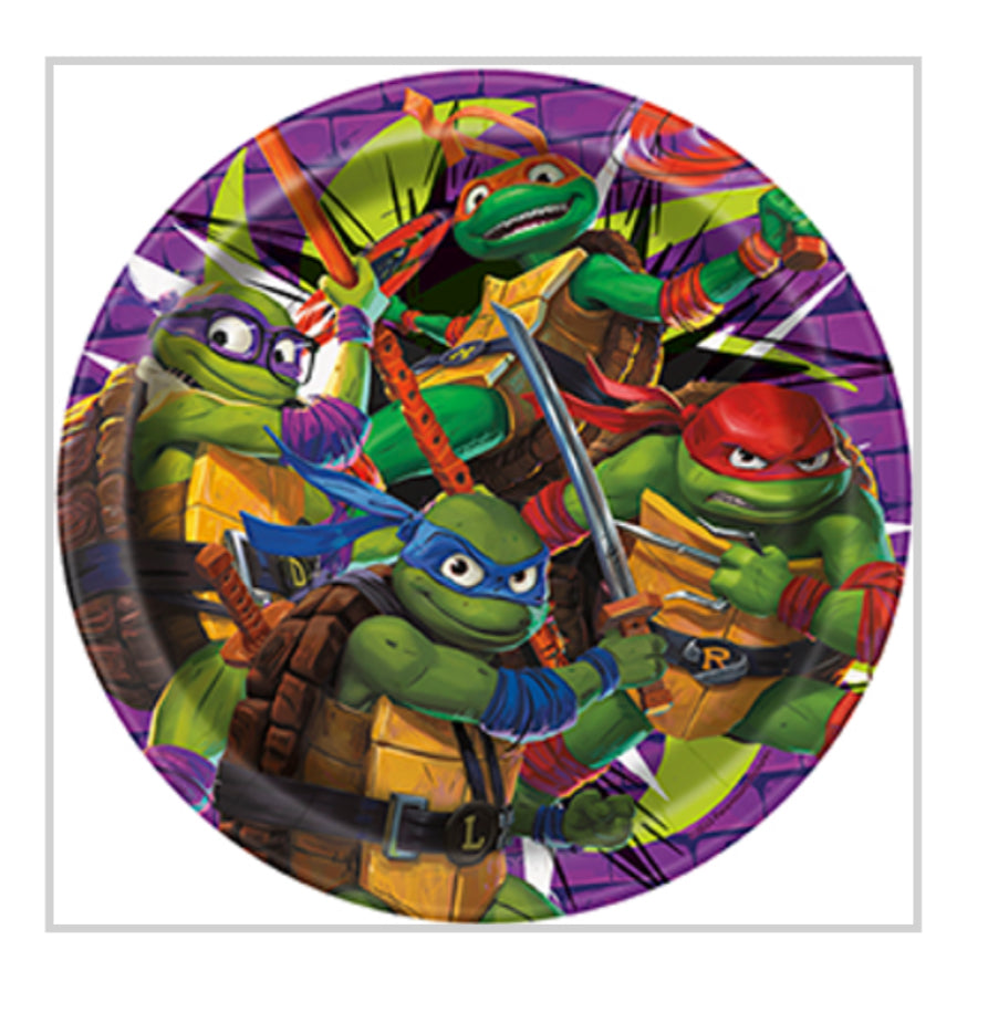 Ninja Turtles plates