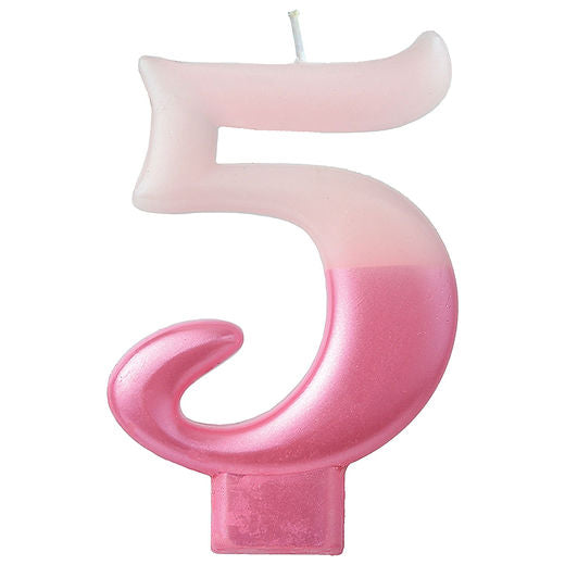 Pink candle #5