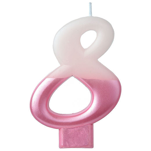 Pink candle #8