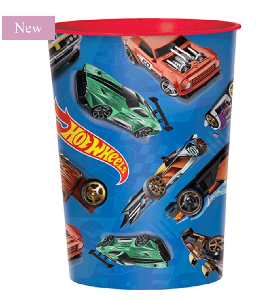 Hot wheels favor cups